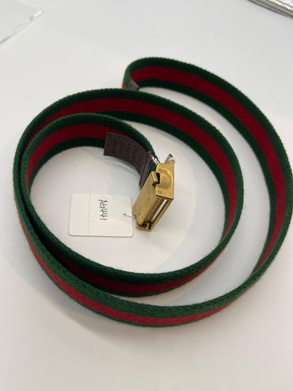 Gucci Cheri Line Canvas Belt