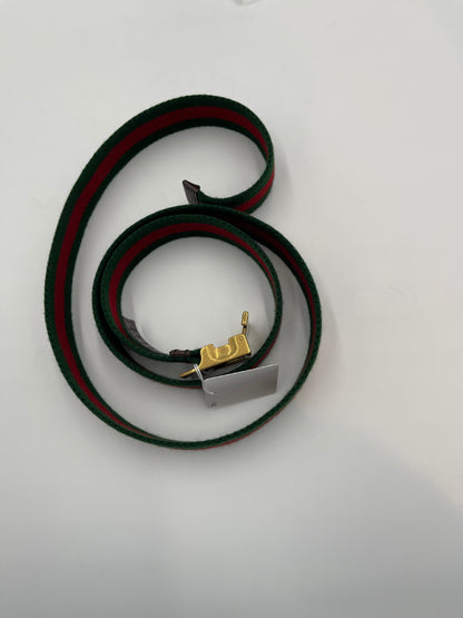 Gucci Cheri Line Canvas Belt