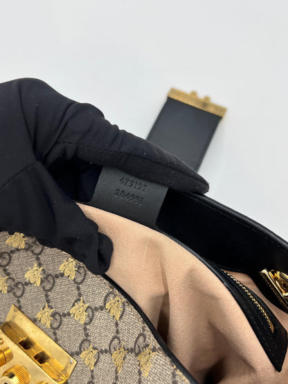 Gucci Bee Padlock Chain Tote