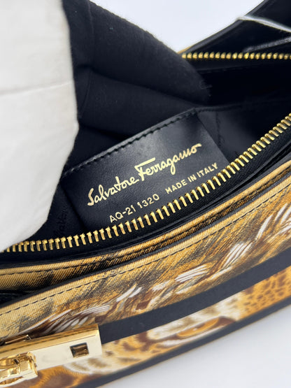 Ferragamo Borsa Animalier One Shoulder