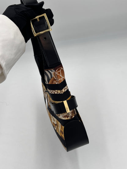 Ferragamo Borsa Animalier One Shoulder