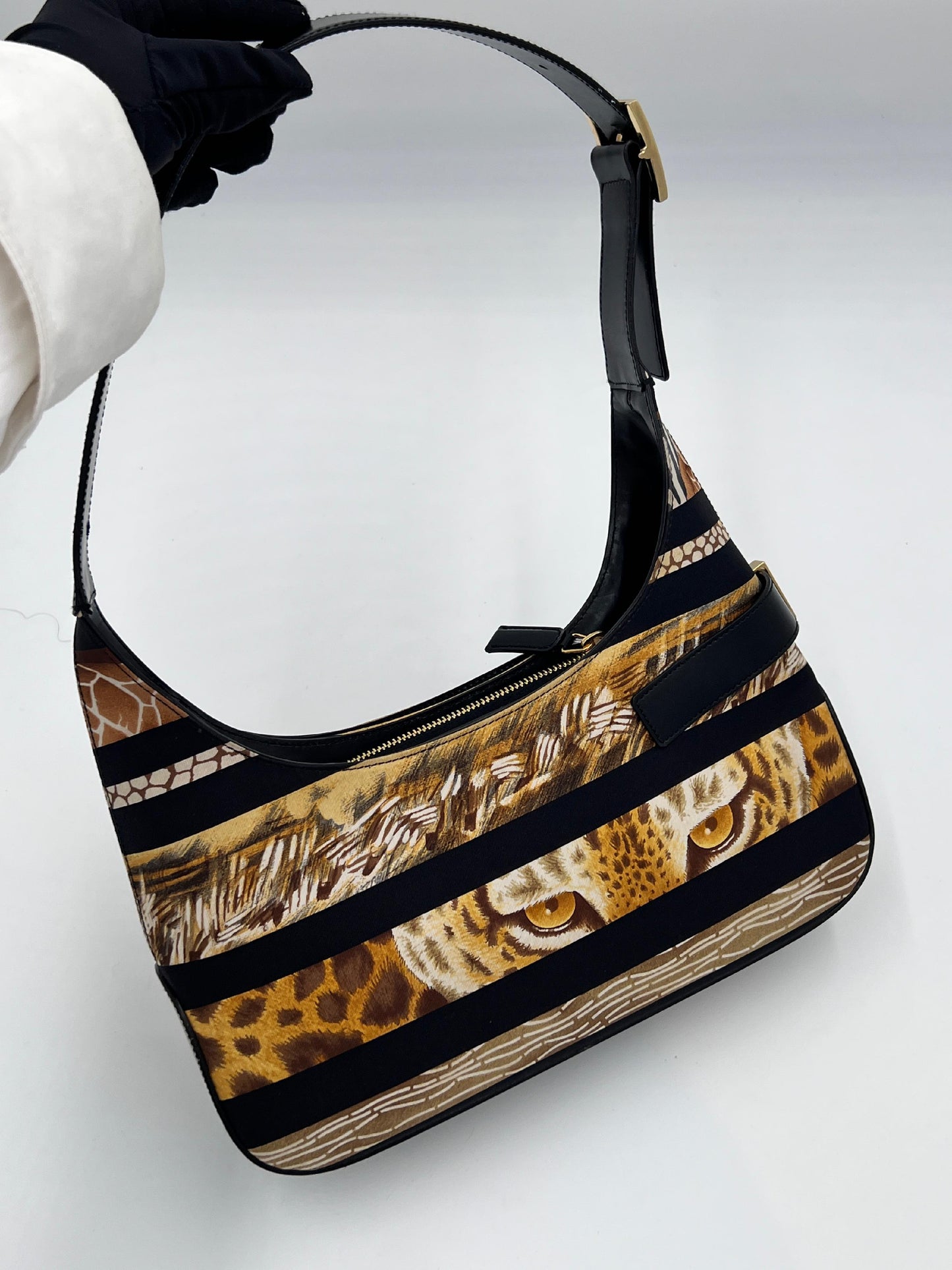 Ferragamo Borsa Animalier One Shoulder