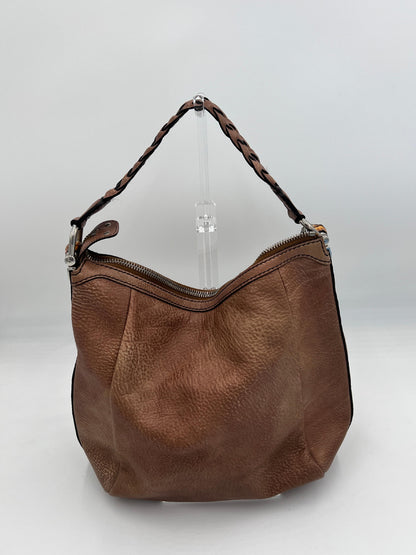 Gucci Bamboo Braided Leather Hobo