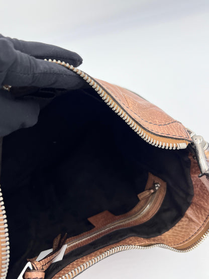 Gucci Bamboo Braided Leather Hobo