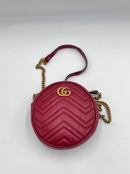 Gucci Marmont Round Chain Shoulder