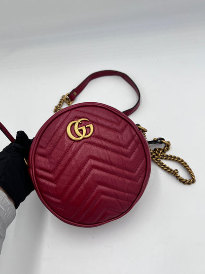 Gucci Marmont Round Chain Shoulder