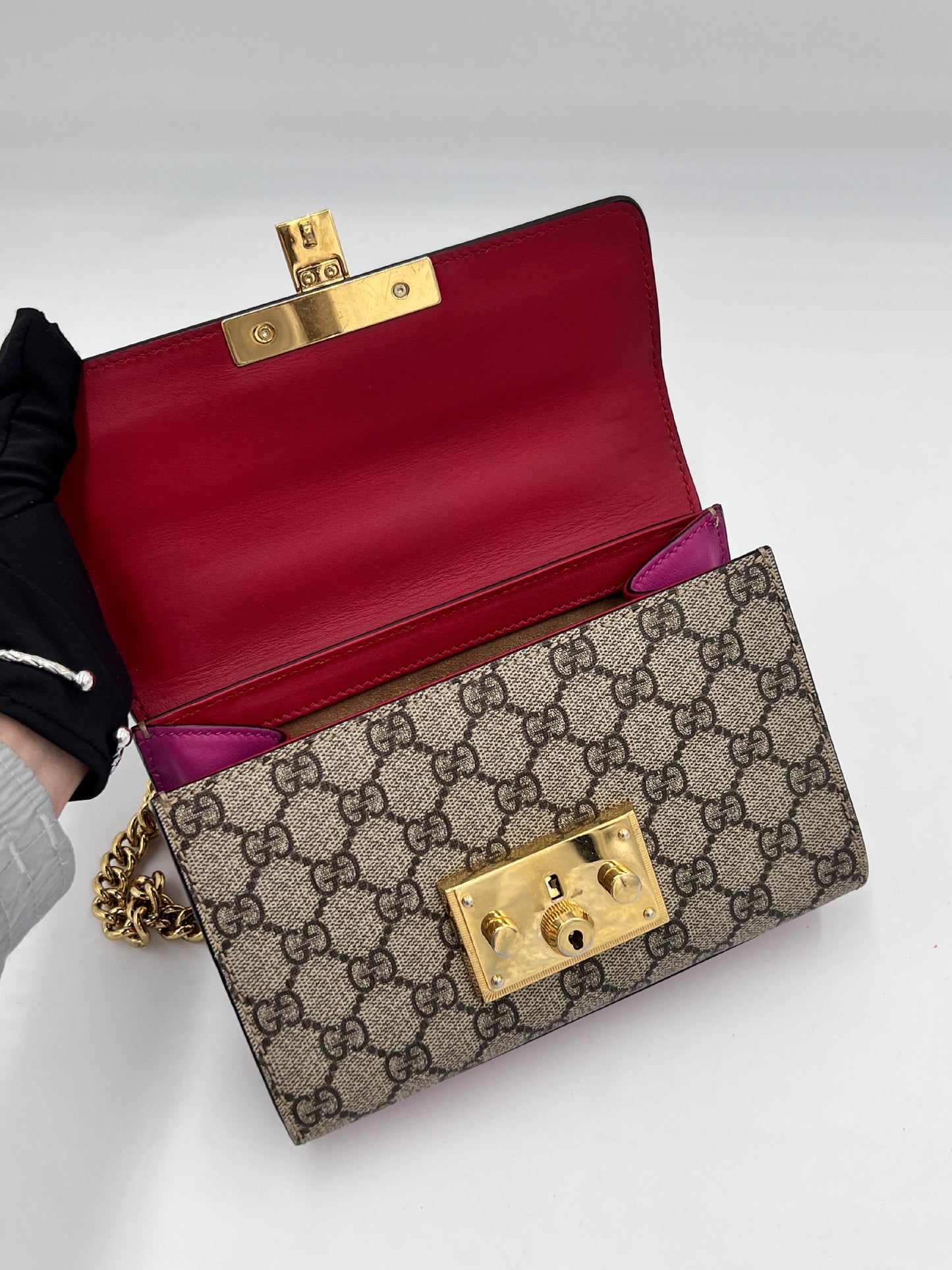 Gucci Padlock Supreme Chain Shoulder