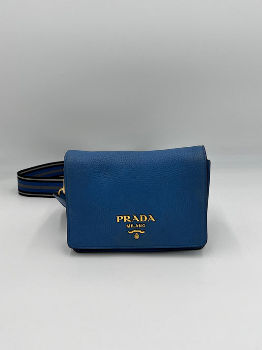 Prada Vitello Daino Flap Shoulder