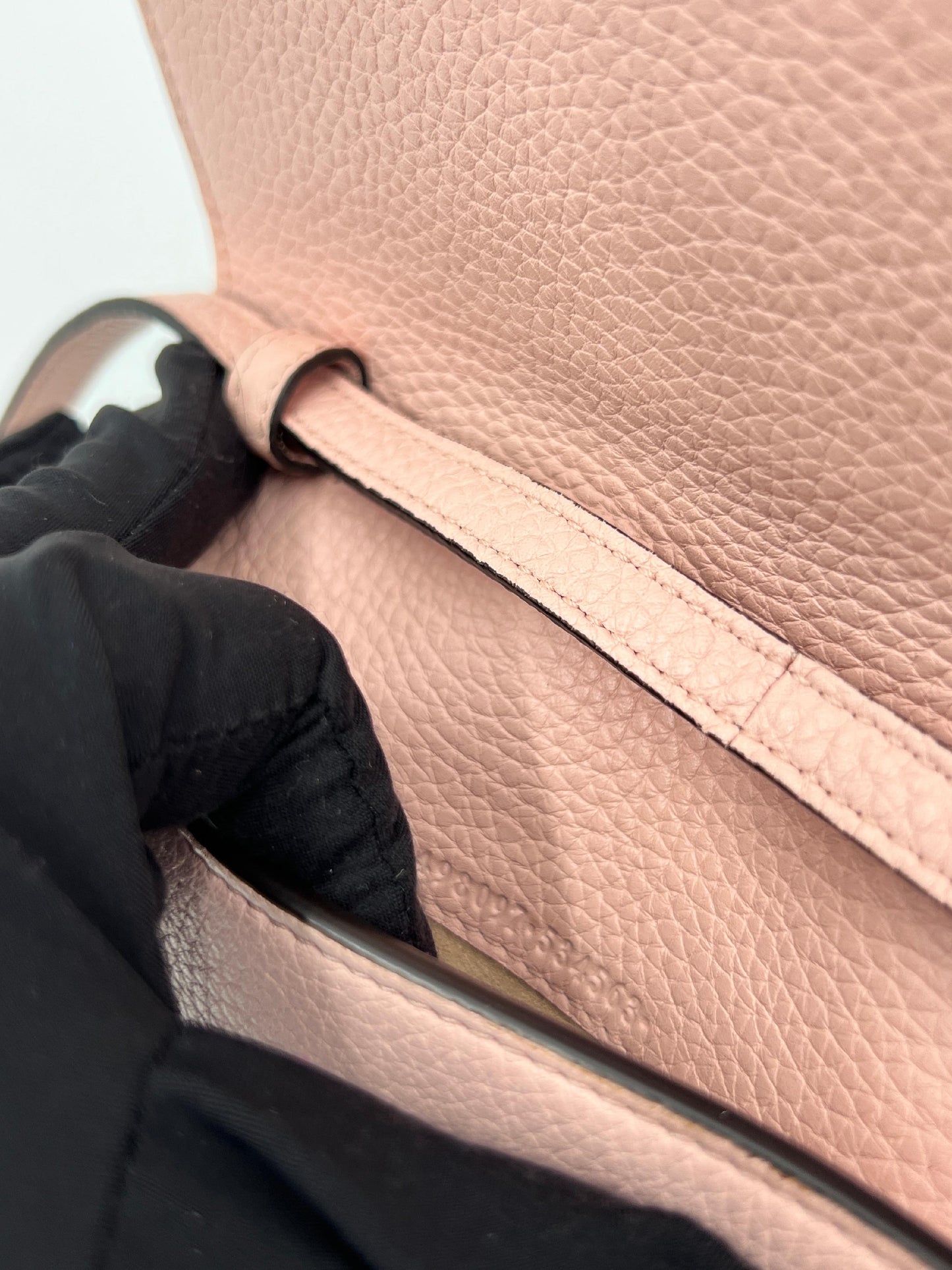 Gucci Animalier Leather Wallet On Strap