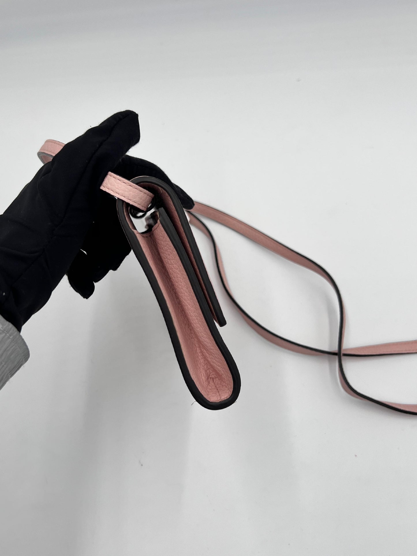 Gucci Animalier Leather Wallet On Strap