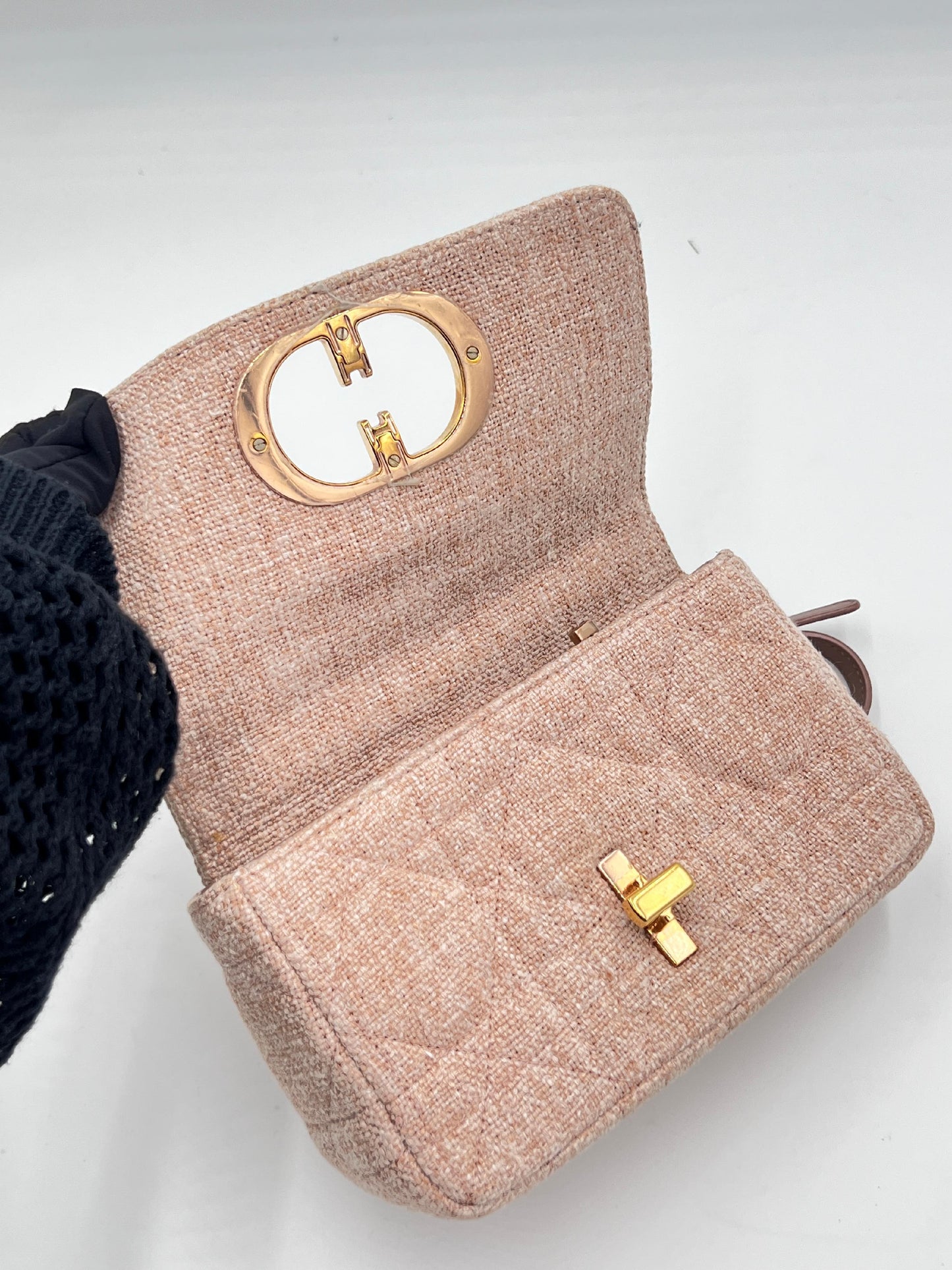 Dior Caro Canvas Chain Shoulder