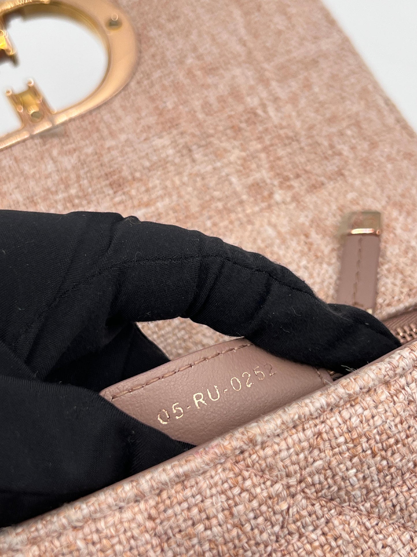 Dior Caro Canvas Chain Shoulder