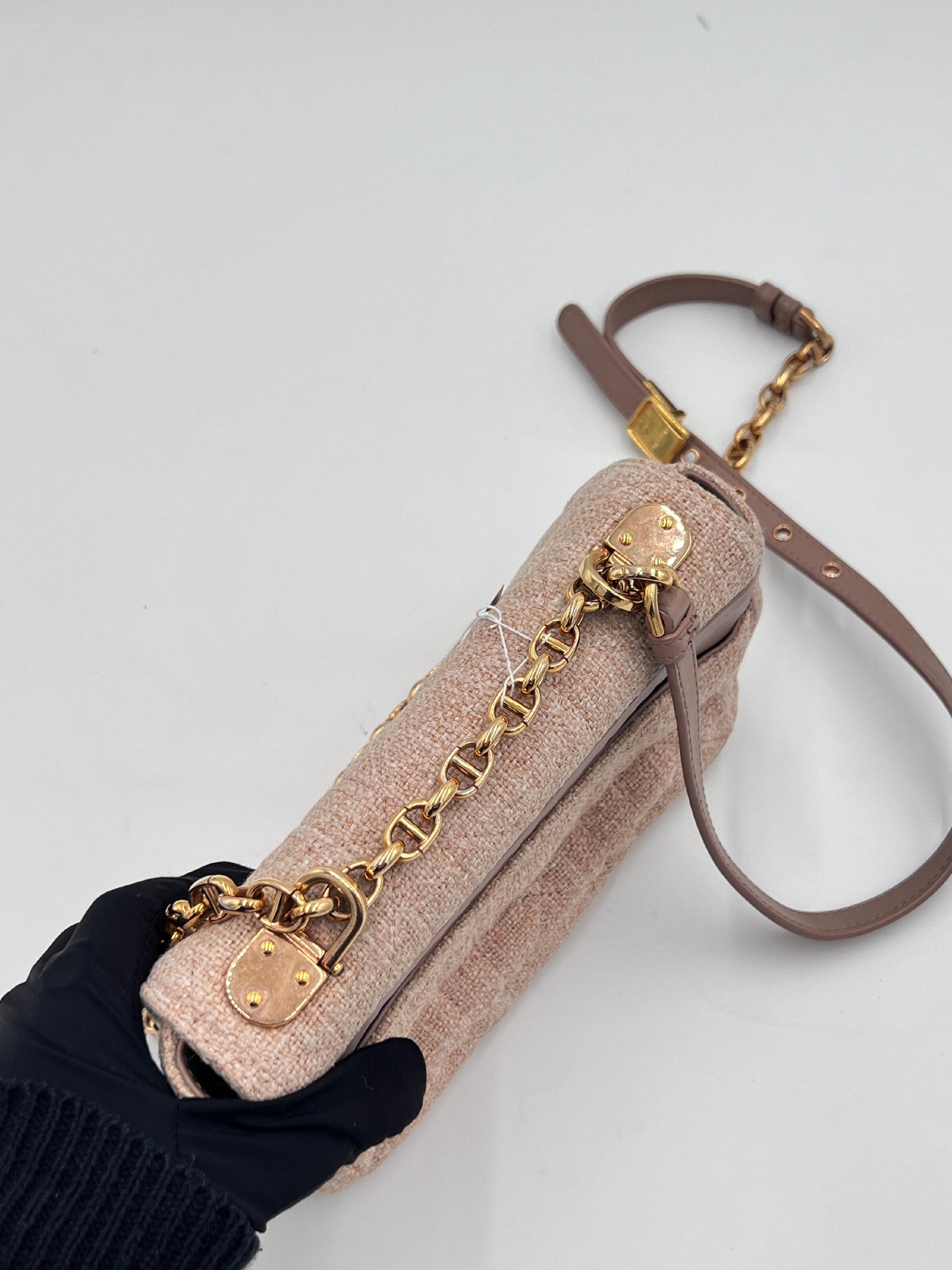 Dior Caro Canvas Chain Shoulder