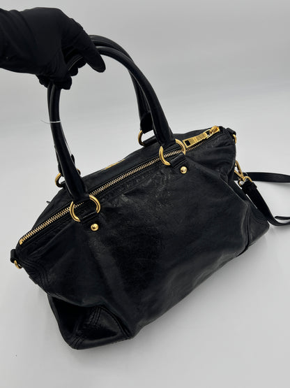 Prada Vitello Shine 2Way Tote