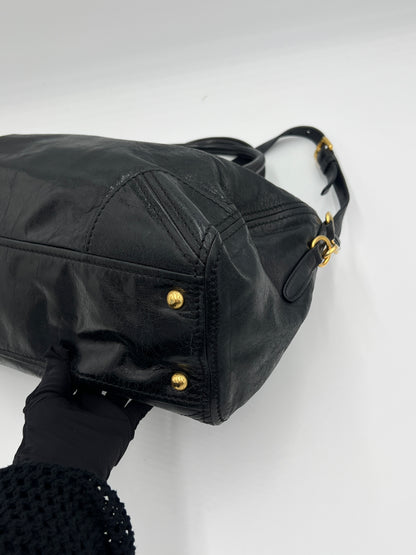 Prada Vitello Shine 2Way Tote