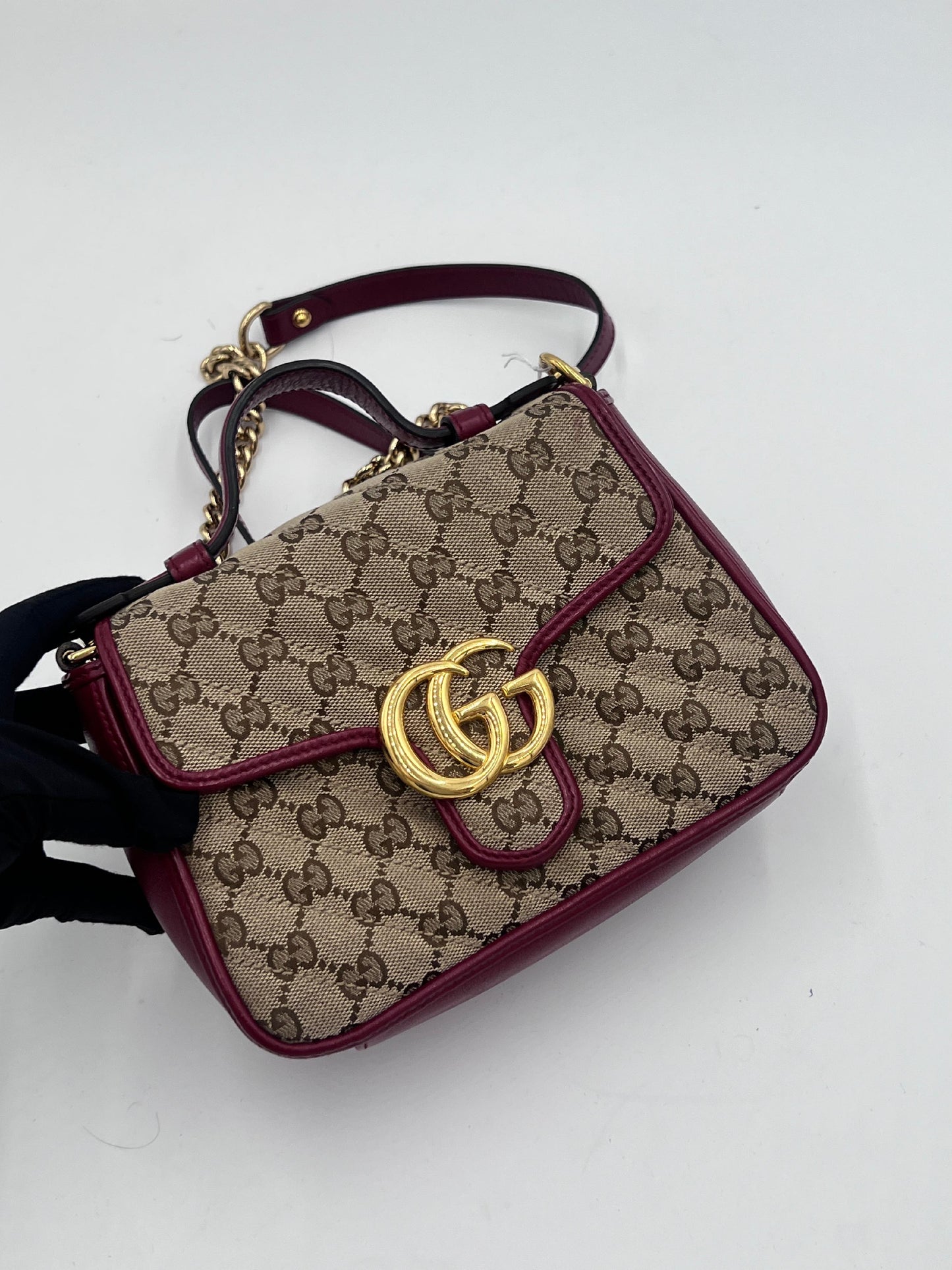 Gucci Marmont Top Handle Chain Shoulder