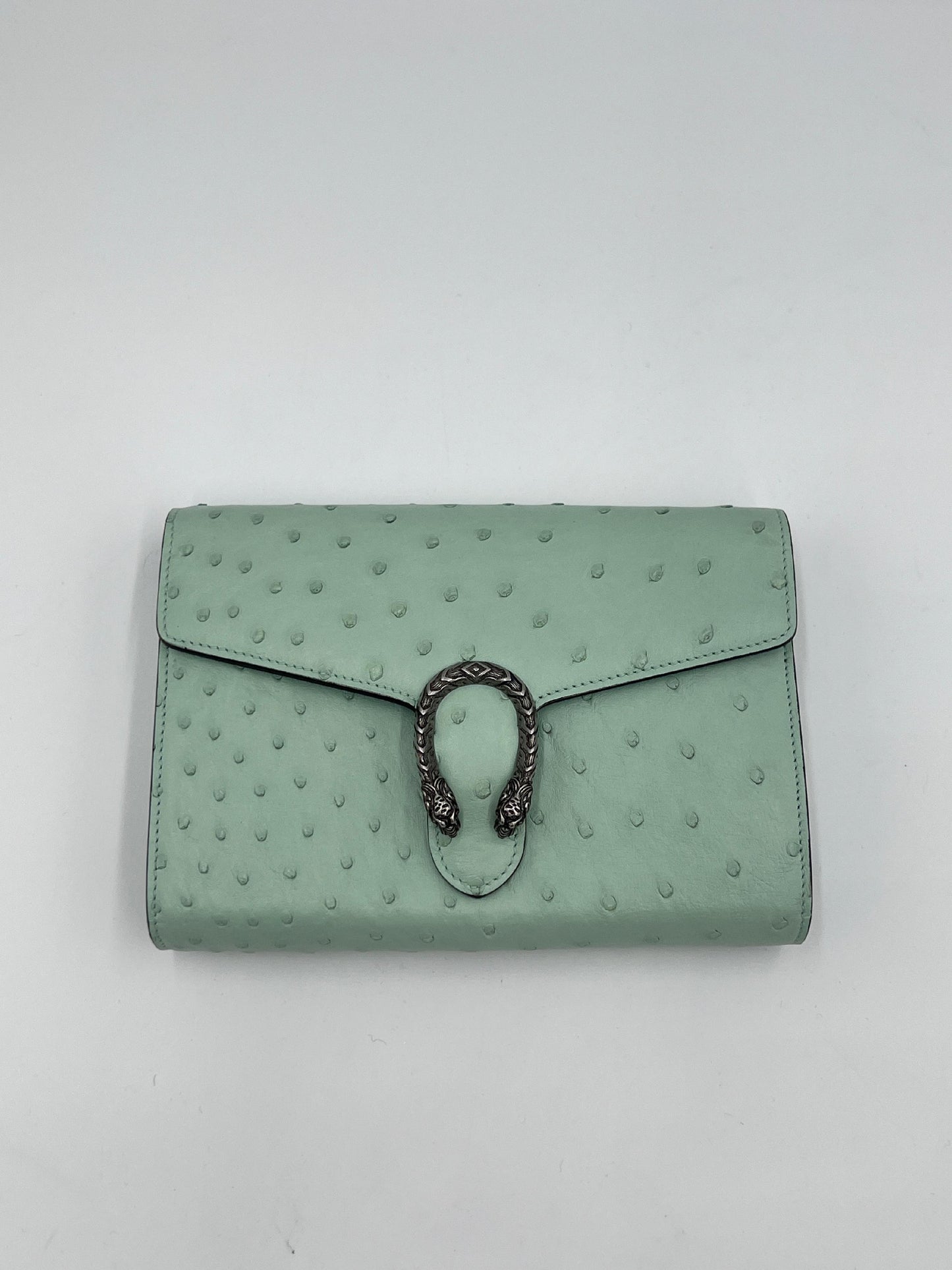 Gucci Dionysus Ostrich Chain Wallet