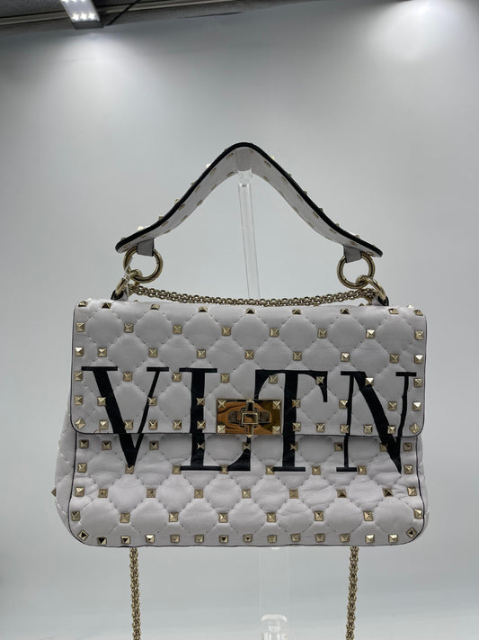 Valentino  Rockstud Logo 2Way Chain Shoulder