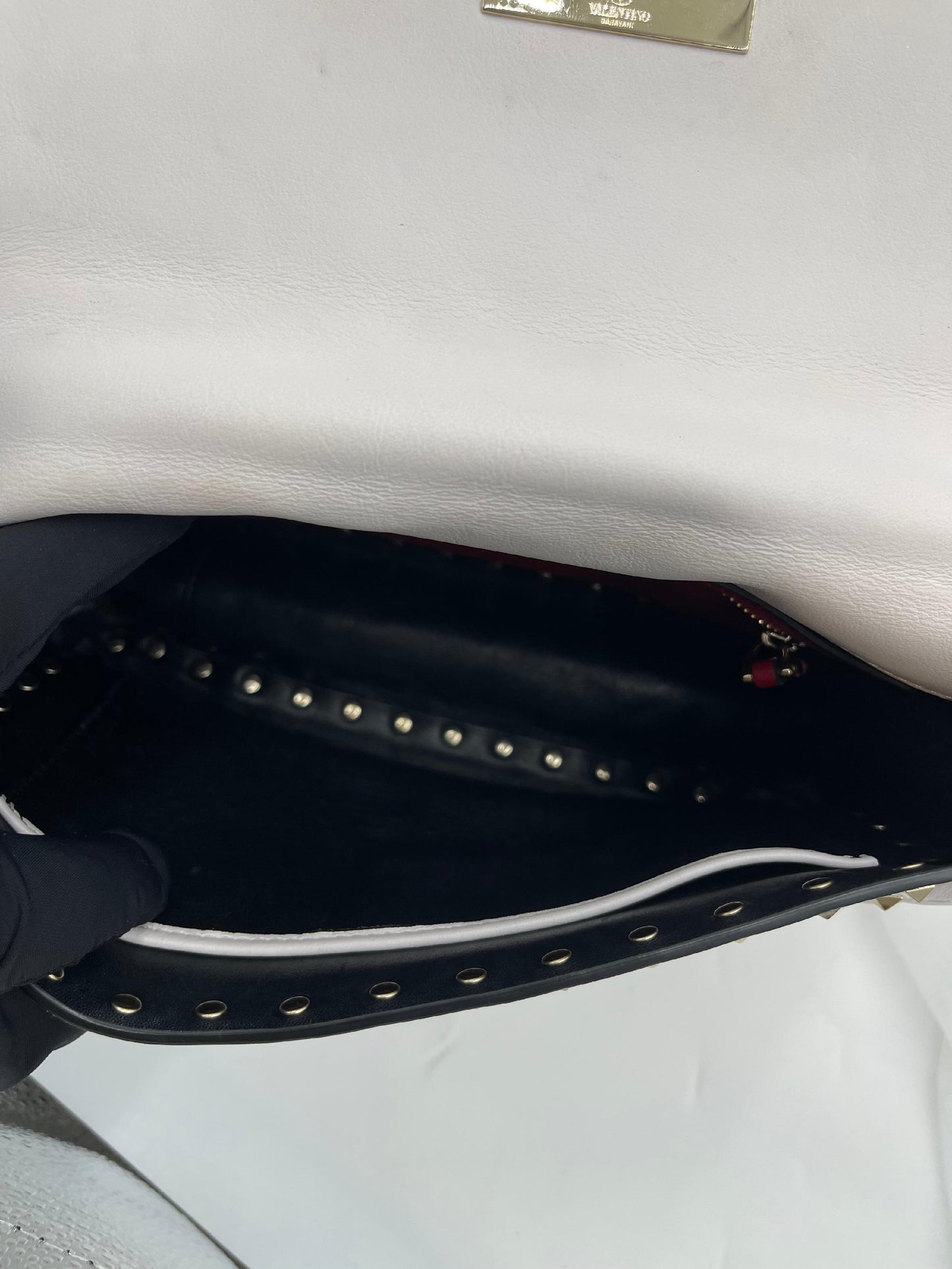 Valentino  Rockstud Logo 2Way Chain Shoulder