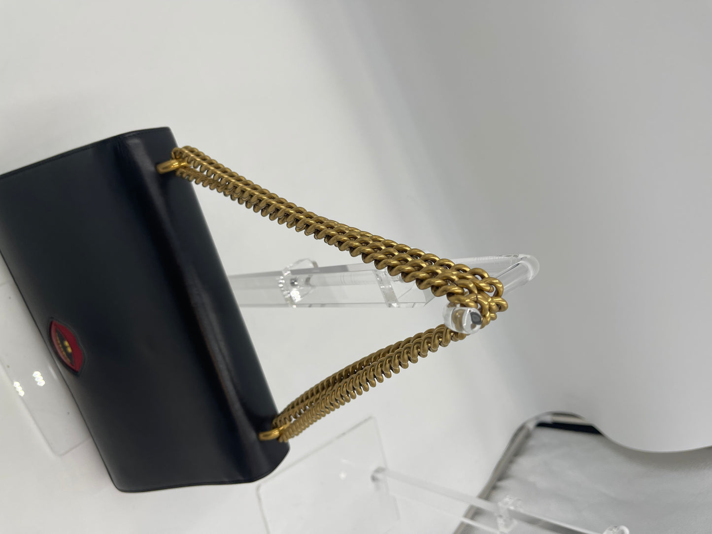 Gucci Marmont Patchwork Hearts Chain Shoulder