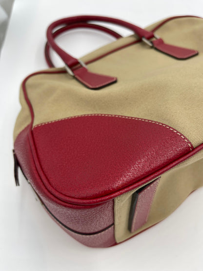 Prada Canvas Bowler Bag