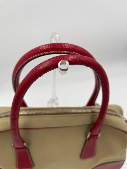 Prada Canvas Bowler Bag