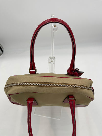Prada Canvas Bowler Bag