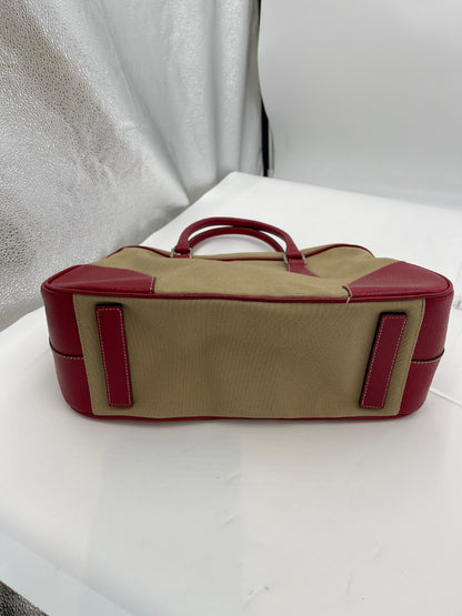 Prada Canvas Bowler Bag