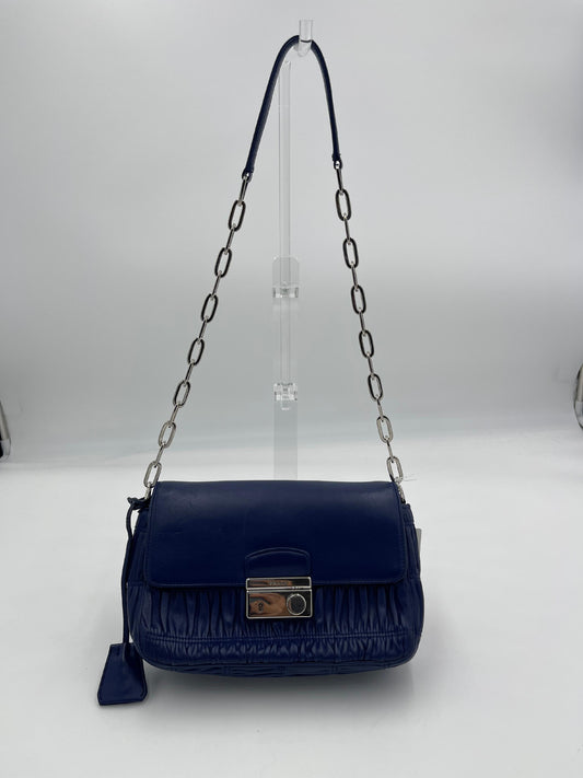 Prada Nappa Gauffre Chain Shoulder