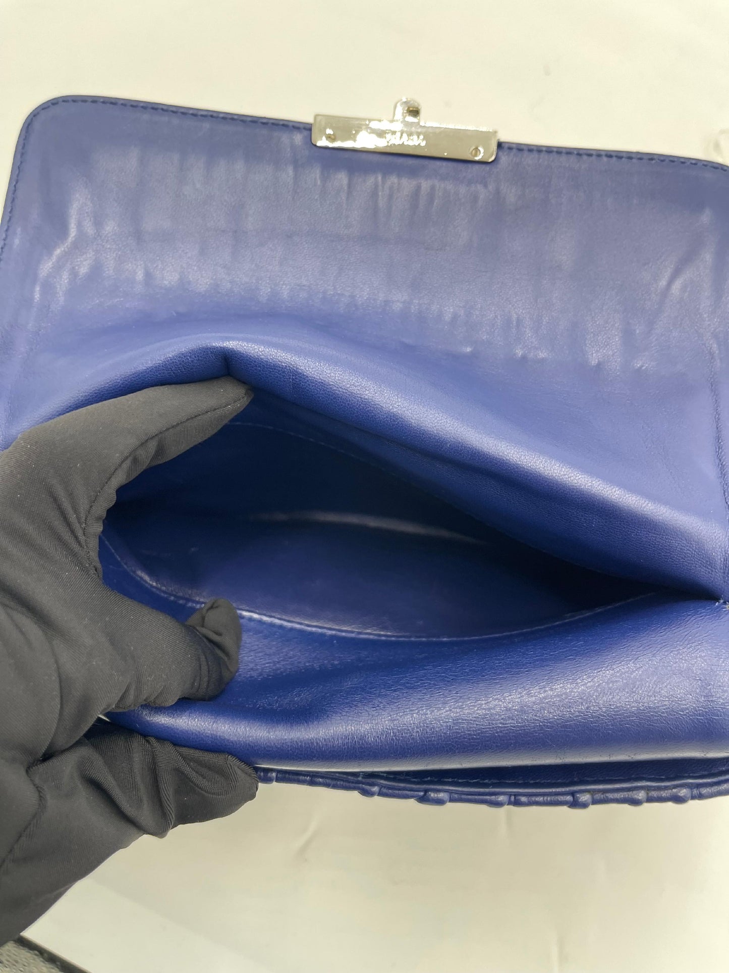 Prada Nappa Gauffre Chain Shoulder