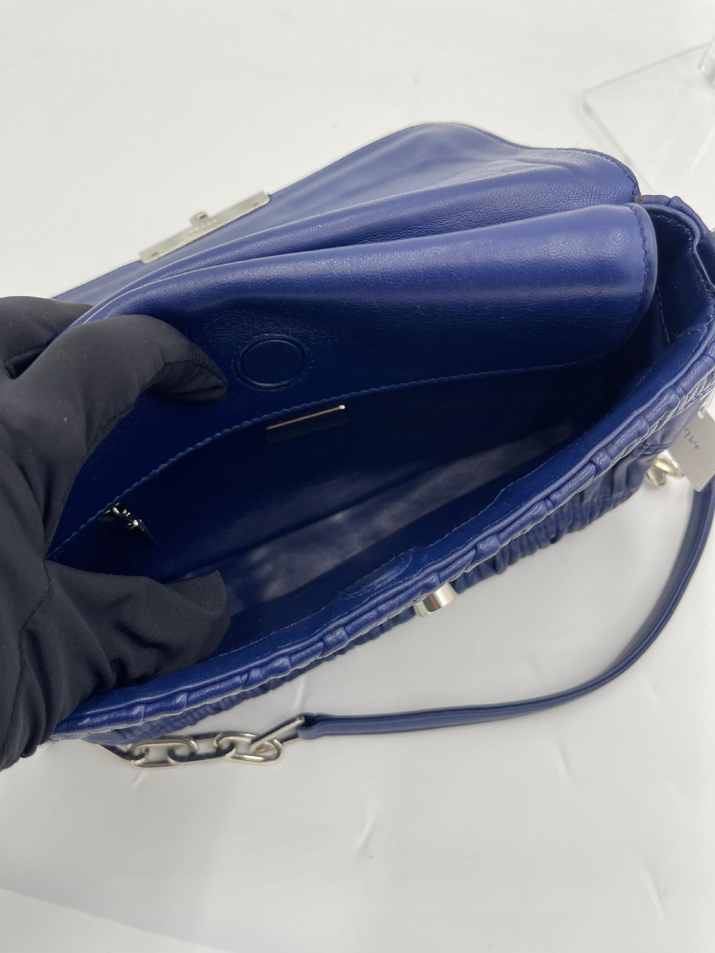 Prada Nappa Gauffre Chain Shoulder