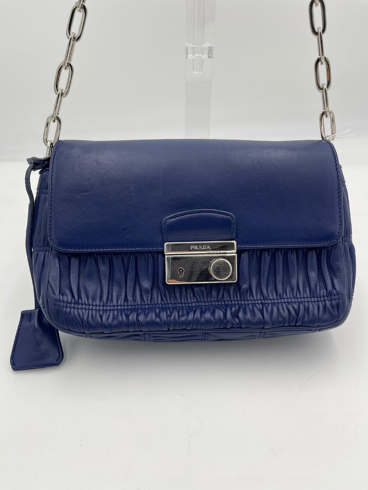 Prada Nappa Gauffre Chain Shoulder