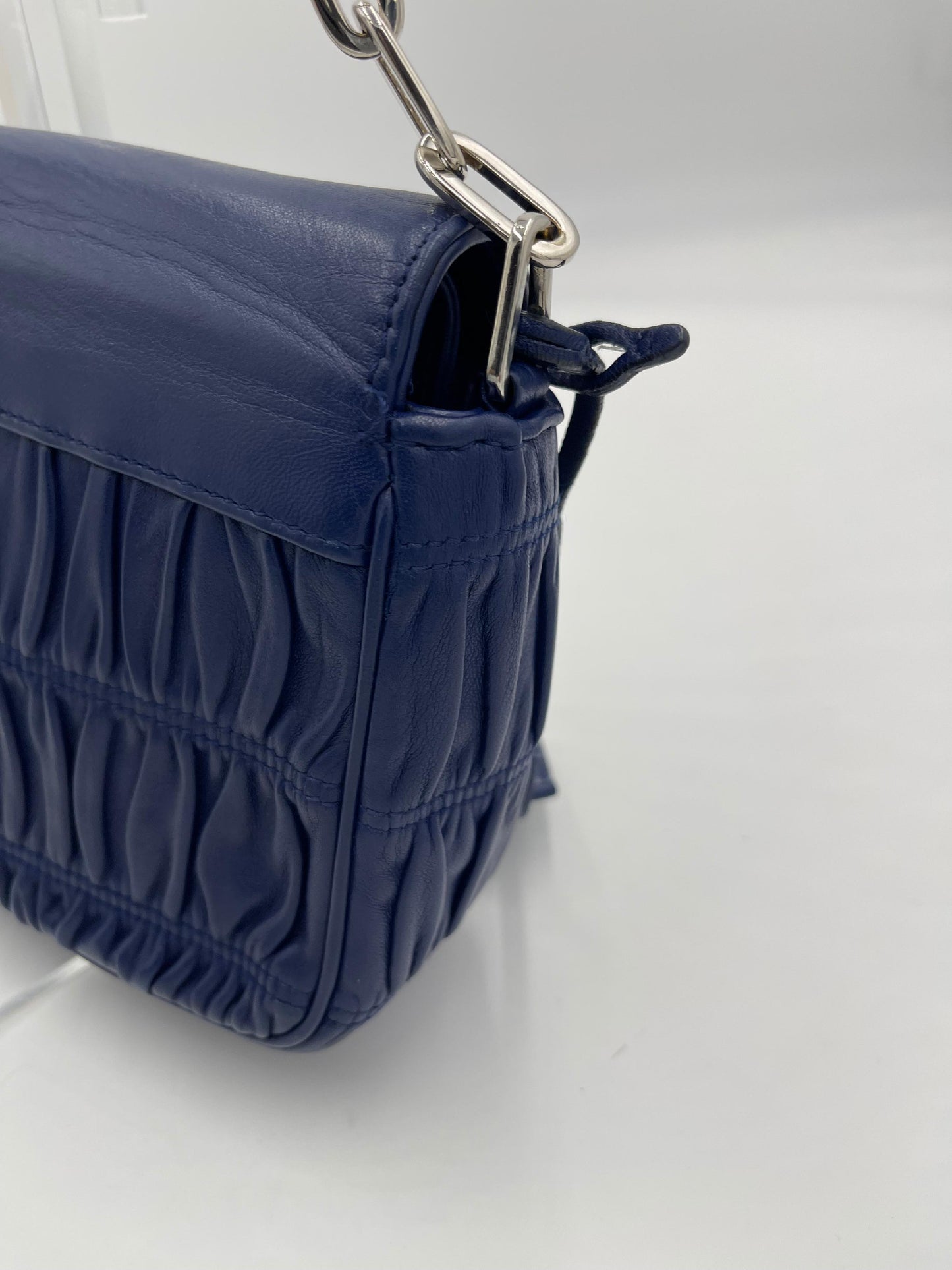 Prada Nappa Gauffre Chain Shoulder