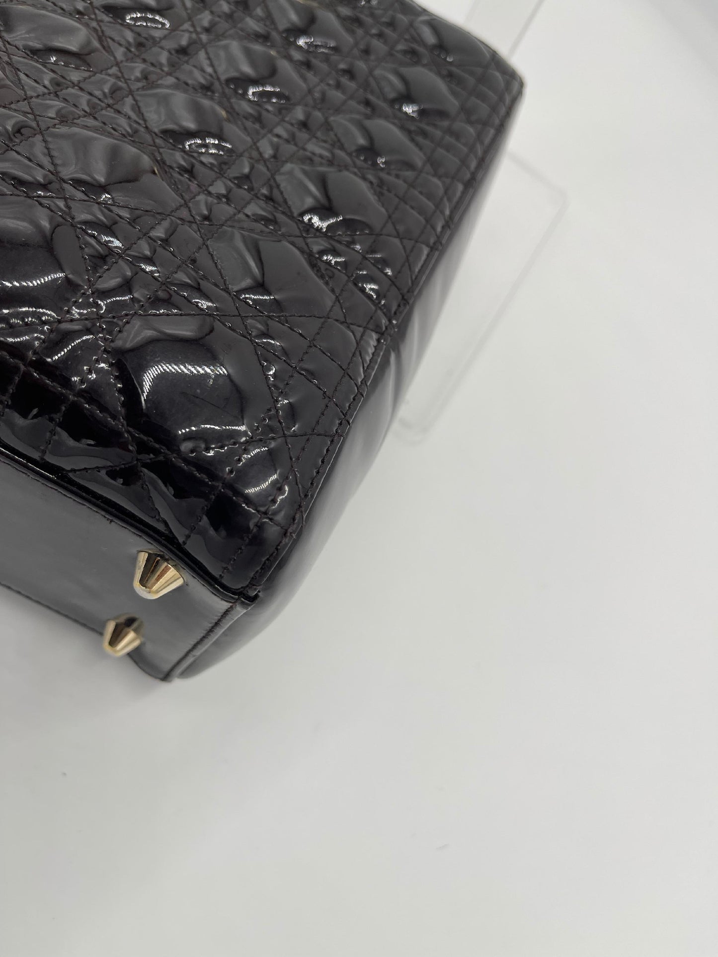 DIor Patent Lady Dior w/ Strap