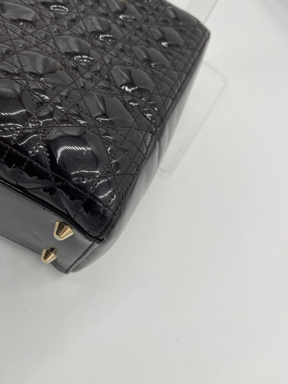 DIor Patent Lady Dior w/ Strap
