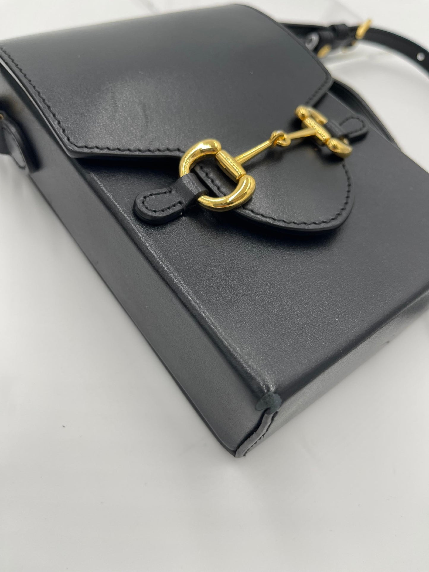 Gucci Horsebit Leather Shoulder bag