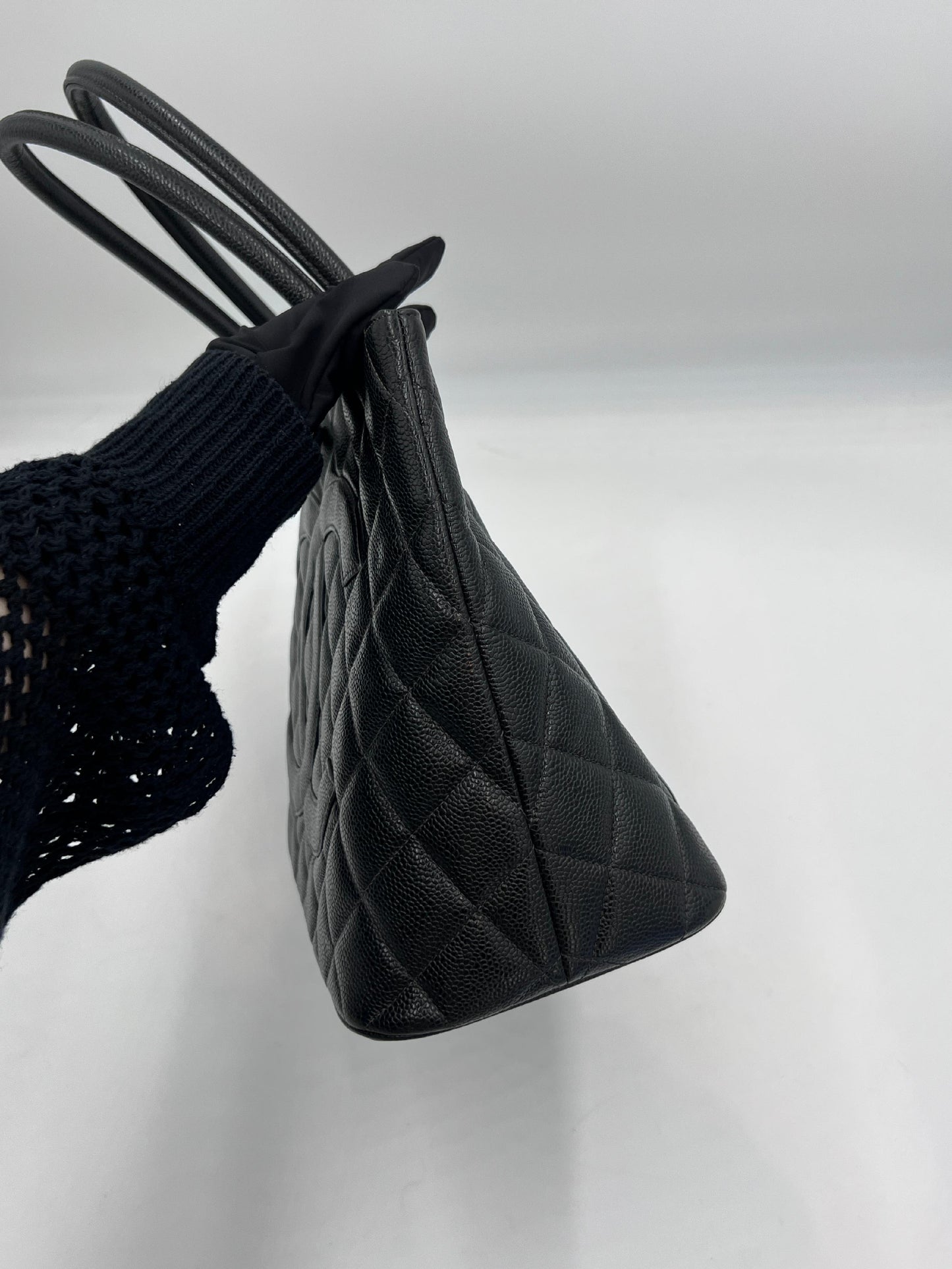 Chanel Caviar Medallion Tote