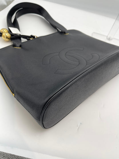 Chanel Caviar Coco Mark Tote