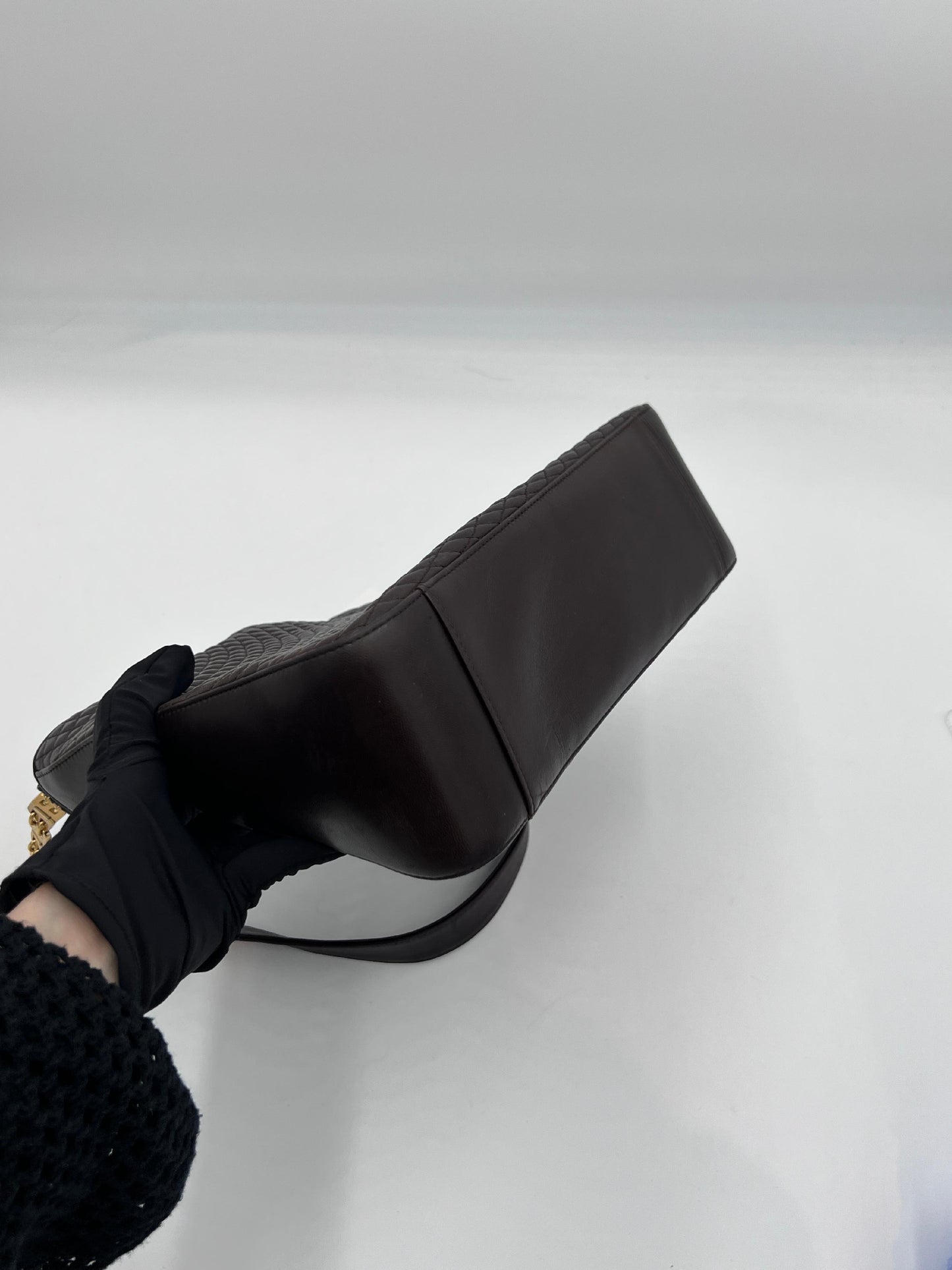 Bally Quilted Chain Shoulder