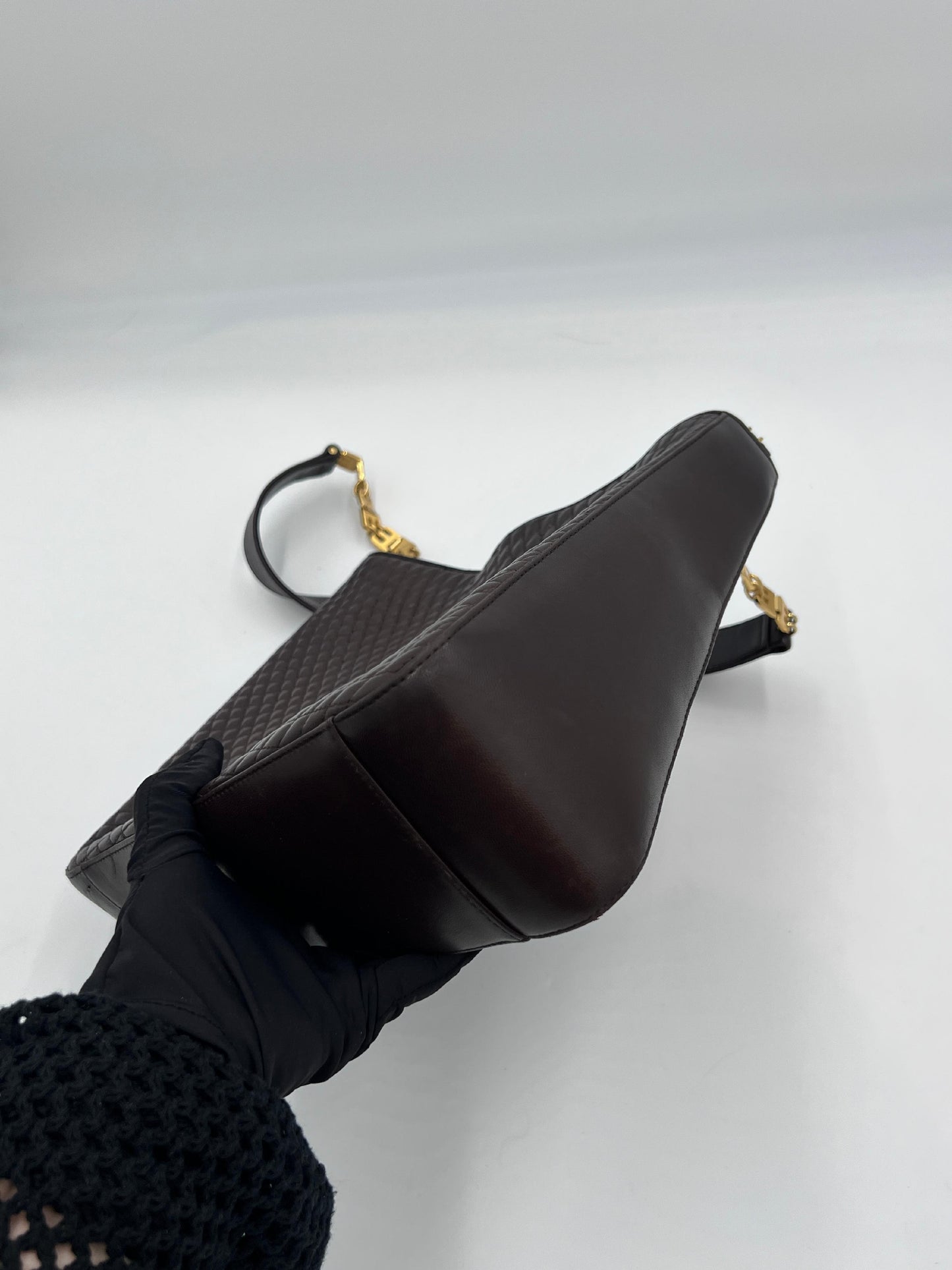 Bally Quilted Chain Shoulder