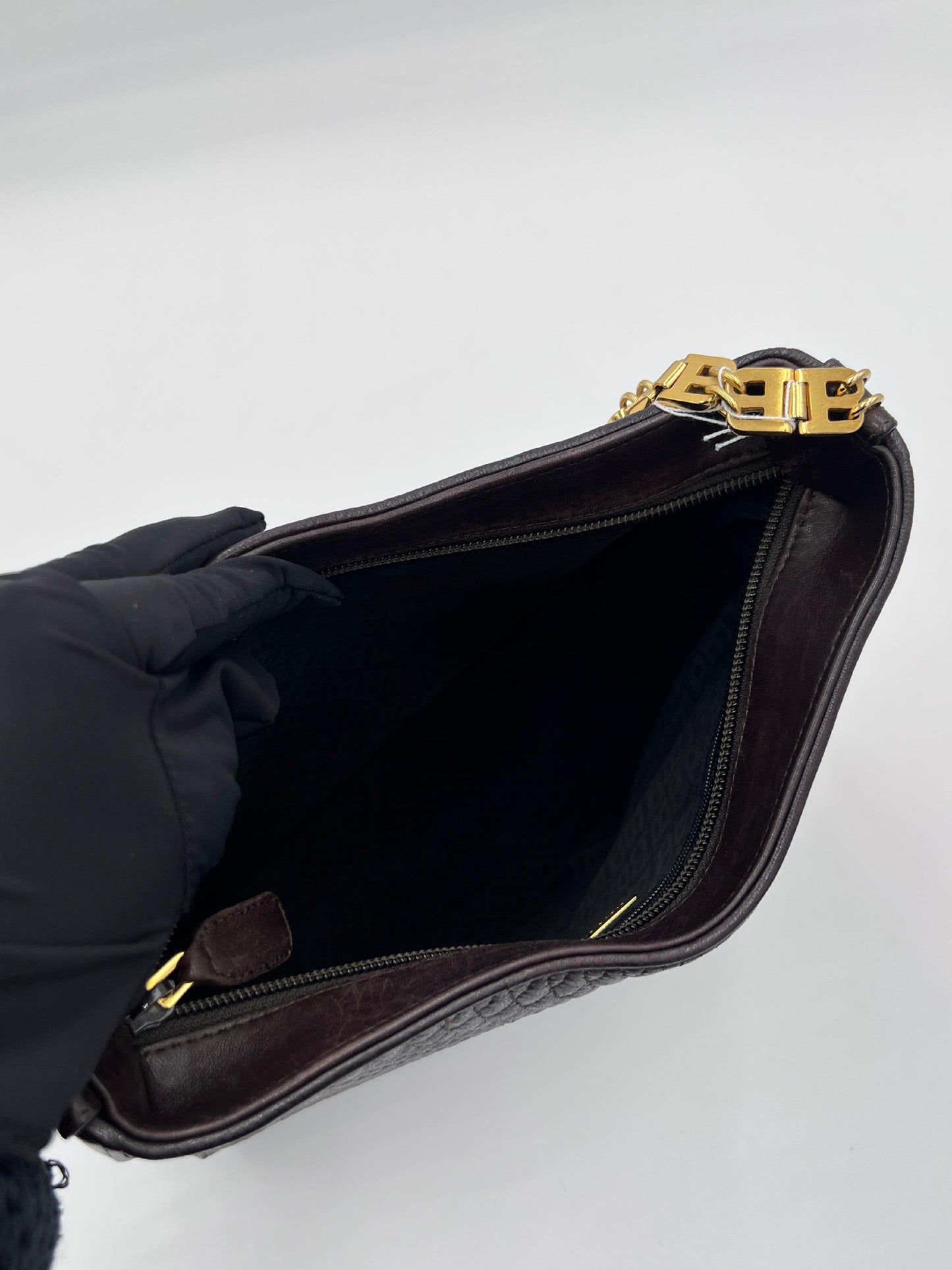 Bally Quilted Chain Shoulder