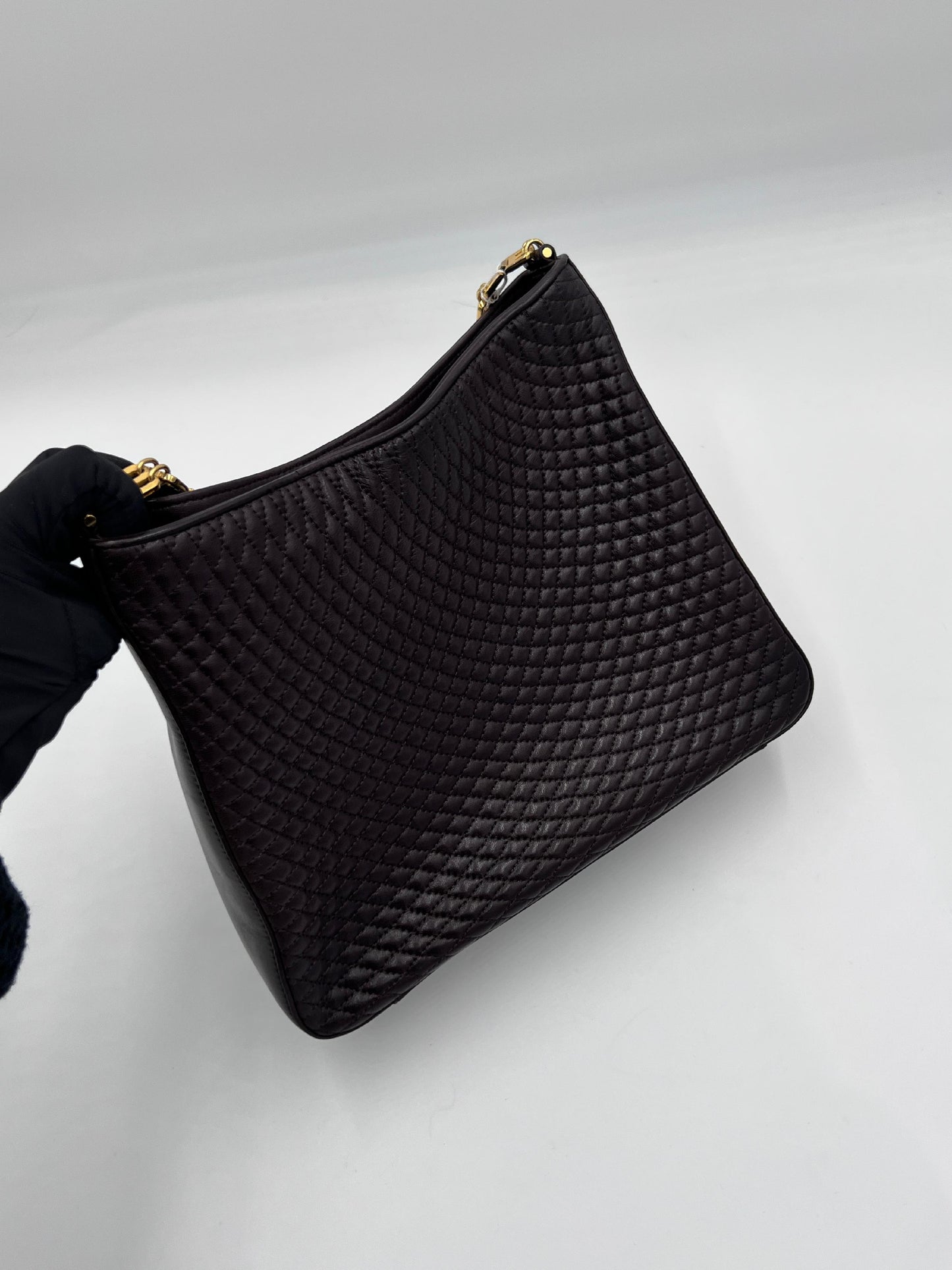 Bally Quilted Chain Shoulder