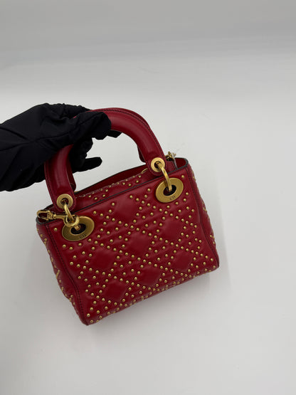 Dior Studded Lady Dior w/ Strap