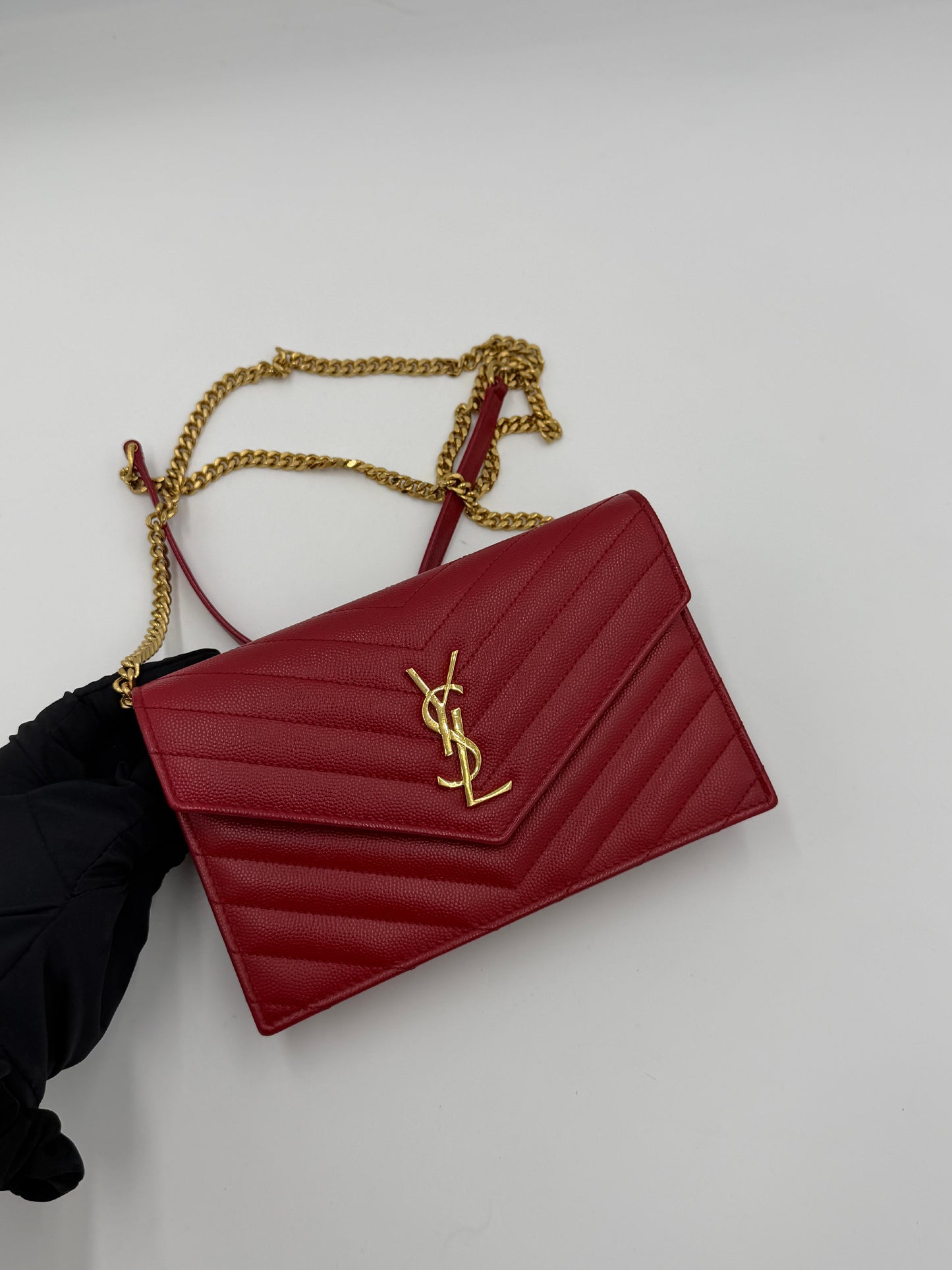 Saint Laurent Kate Wallet on Chain