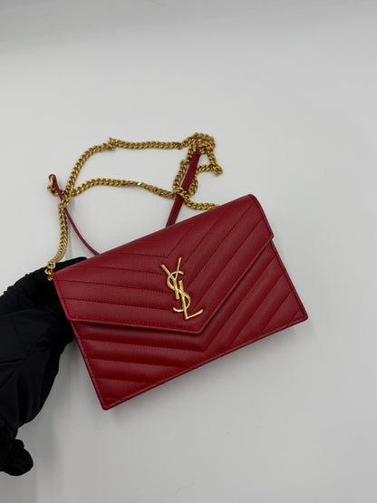 Saint Laurent Kate Wallet on Chain