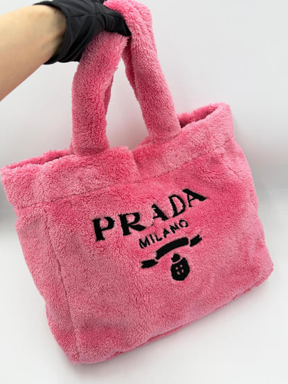 Prada Shearling Tote