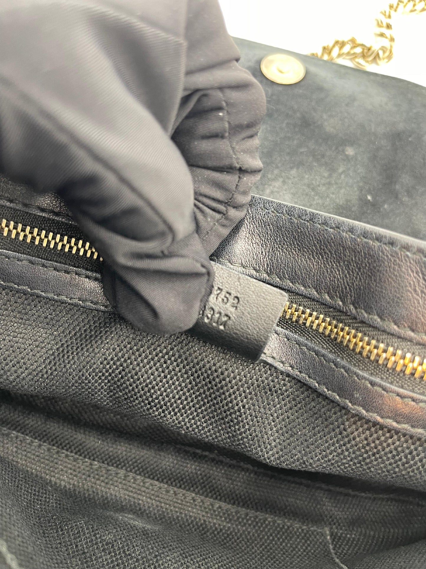 Gucci Soho Patent Chain Shoulder