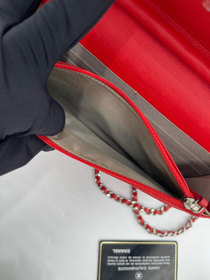 Chanel Caviar Brilliant Wallet on Chain