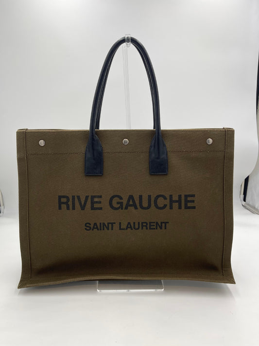 Saint Laurent Canvas Rive Gauche Tote