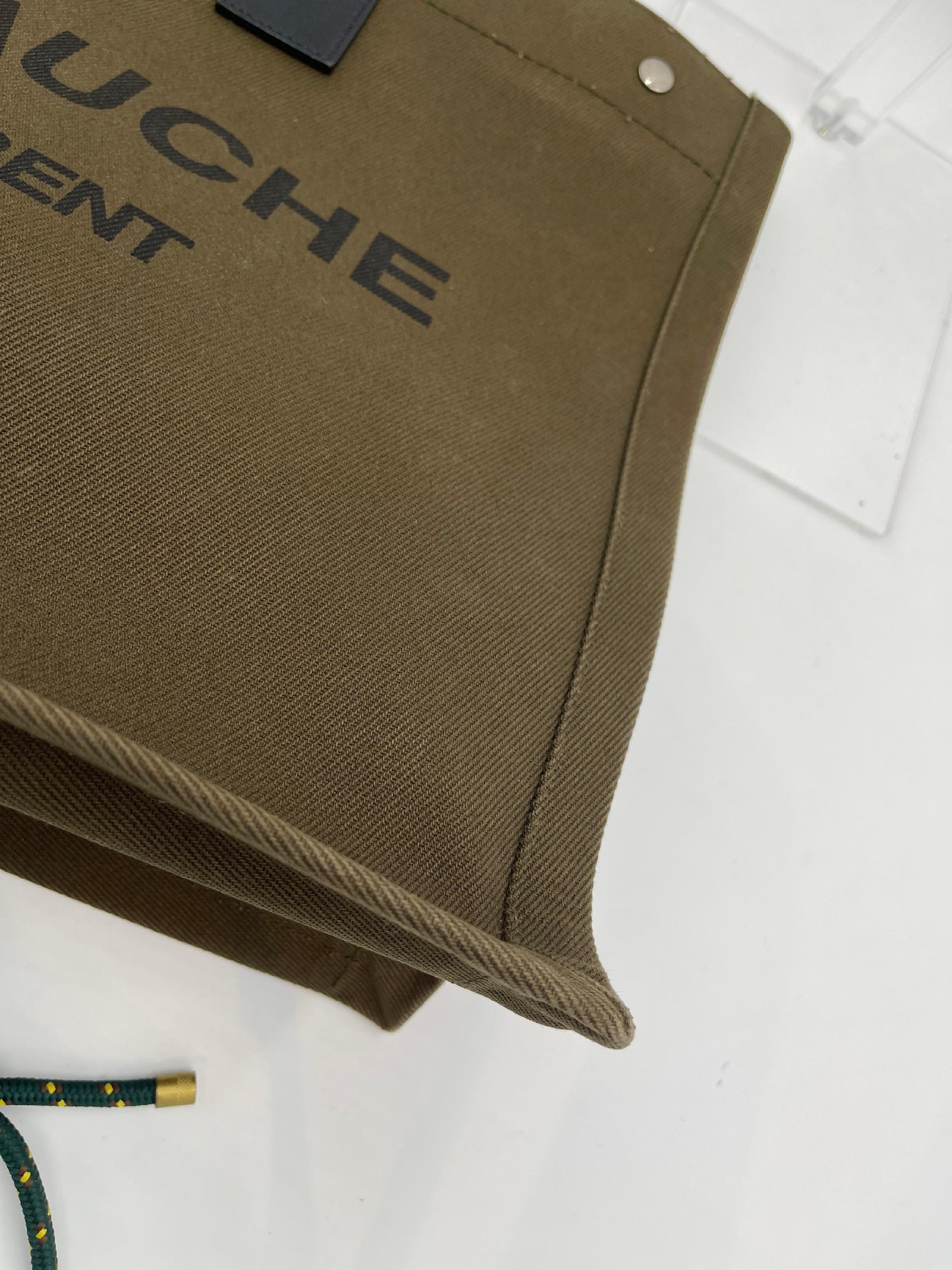 Saint Laurent Canvas Rive Gauche Tote